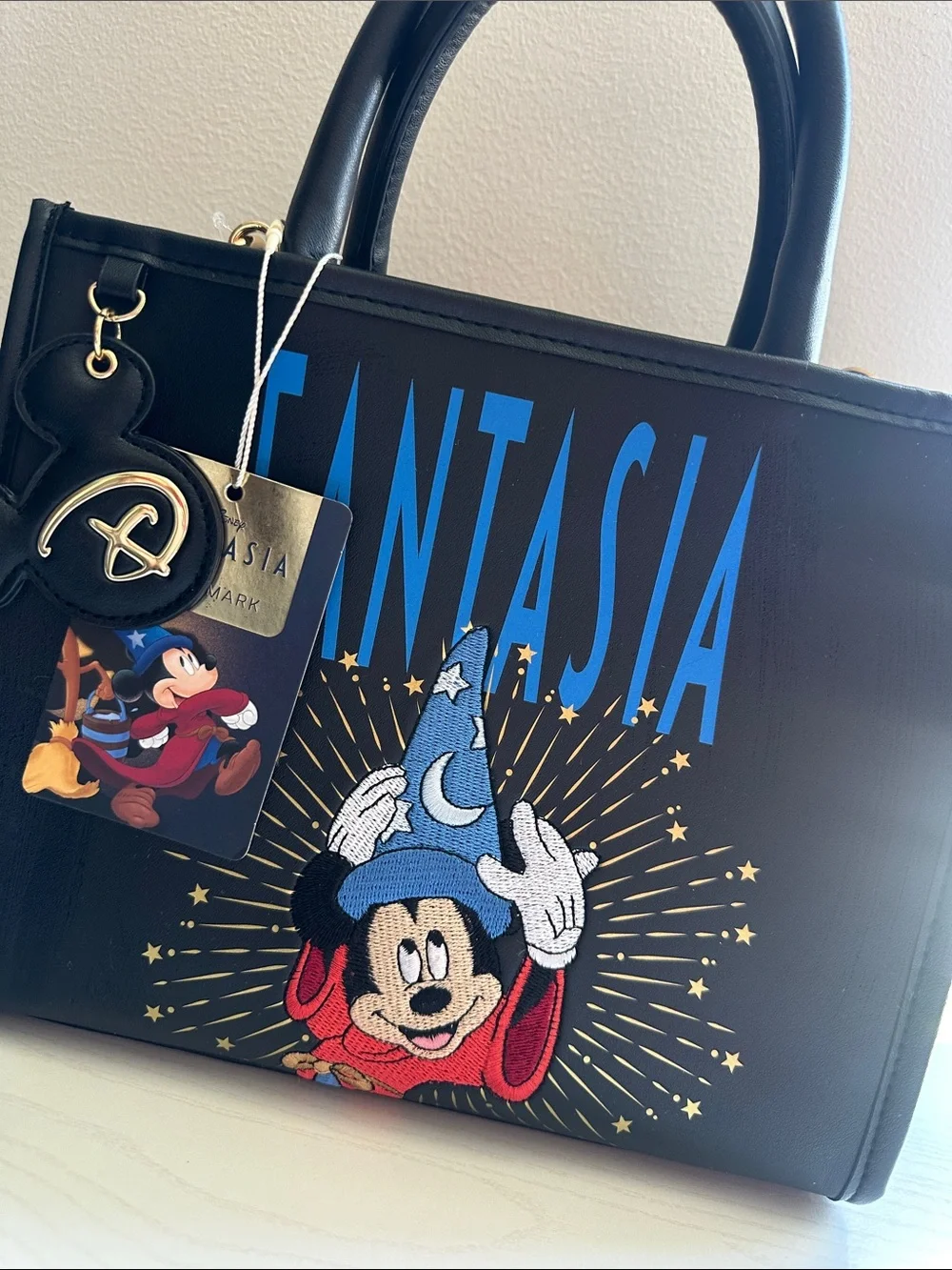 NWT Disney Mickey Mouse Fantasía Médium size tote bag - Picture 3 of 5